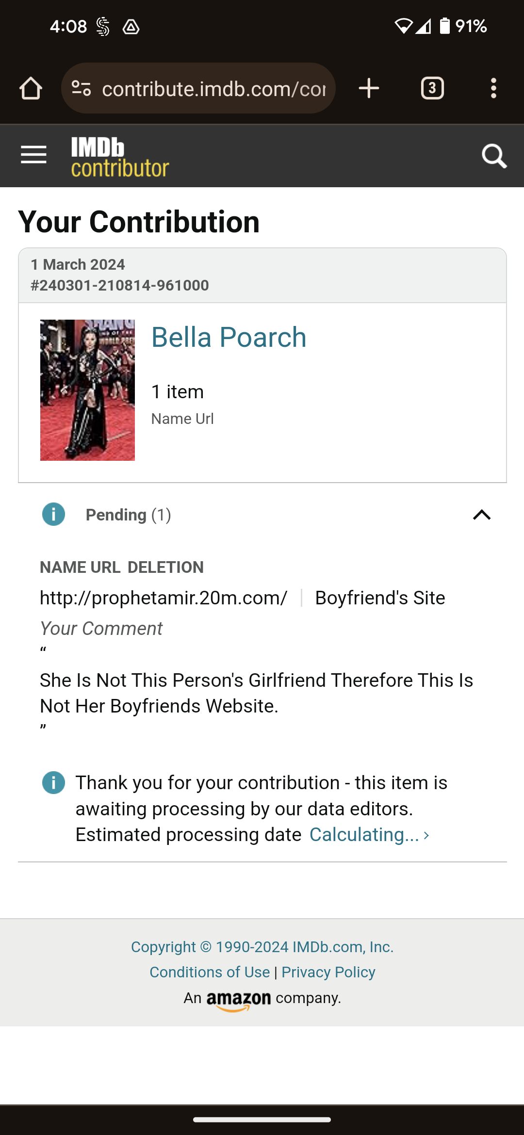 Bella Breakup 1